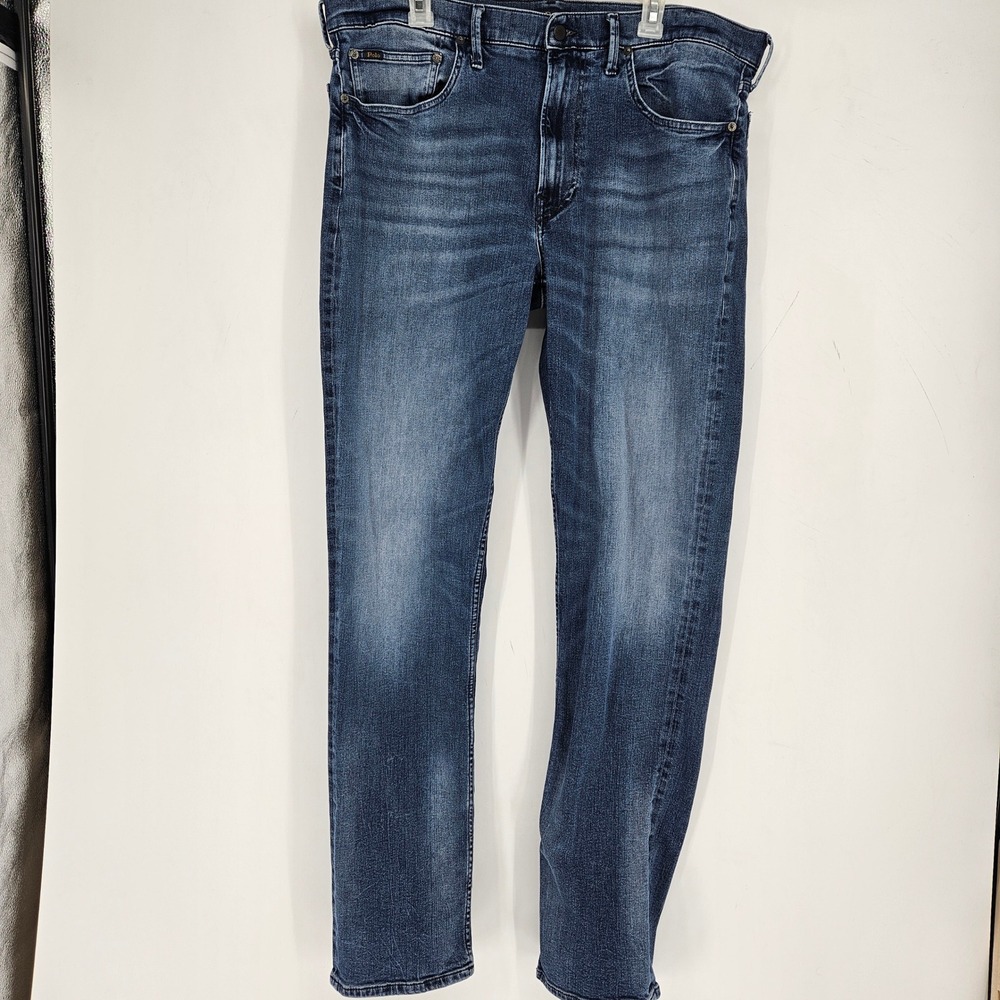 Polo Ralph Lauren Jeans Mens 38 x 36 Varick Casual Blue Preppy Big Tall